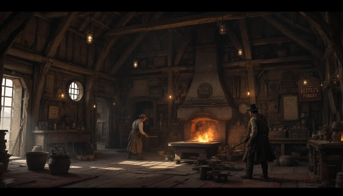 View of Kettle's Workshop